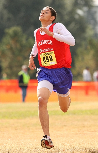 2009 CIF XC Boys D5-073.JPG - 2009 California CIF Cross Country Championships, Woodward Park, Fresno, California